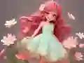 Spel Coloring Book: Flower Dress på nätet