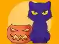 Spel Coloring Book: Halloween Cat på nätet