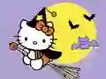 Spel Coloring Book: Kitty Halloween på nätet