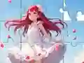 Spel Jigsaw Puzzle: White Dress Girl på nätet