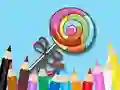 Spel Coloring Book: Lollipop på nätet