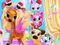 Spel Pets Grooming Bubble Party på nätet
