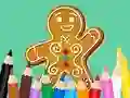 Spel Coloring Book: Gingerbreads på nätet