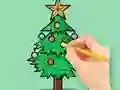 Spel Coloring Book: Christmas Tree på nätet