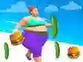 Spel Muscle Girl Calorie Run på nätet