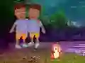 Spel Twins Escape From Night Forest på nätet