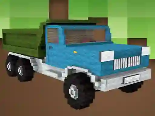 Spel Blockcraft Truck Jigsaw på nätet