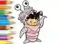 Spel Coloring Book: Monster Costume Girl på nätet