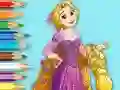 Spel Coloring Book: Princess Rapunzel på nätet