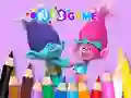 Spel Coloring Book: Cute Troll på nätet