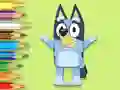 Spel Coloring Book: Happy Bluey på nätet