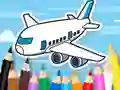 Spel Coloring Book: Flying Airplane på nätet