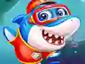 Spel Little Panda Shark Family på nätet