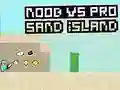Spel Noob vs Pro Sand Island på nätet