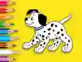 Spel Coloring Book: Cute Spotted Dog på nätet