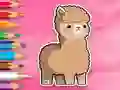 Spel Coloring Book: Cute Alpaca på nätet