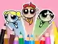 Spel Coloring Book: The Powerpuff Girls på nätet