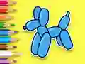 Spel Coloring Book: Balloon Puppy på nätet