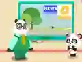 Spel Baby Panda Hurricane Safety på nätet