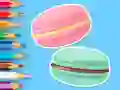 Spel Coloring Book: Macaron på nätet