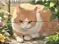 Spel Jigsaw Puzzle: Cat Garden på nätet