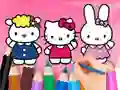 Spel Coloring Book: Hello Kitty With Friends på nätet
