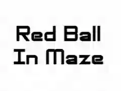 Spel Red Ball In Maze på nätet