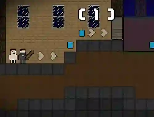 Spel Baby Noob Vs Heroman 2 Player på nätet