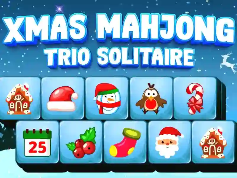 Spel Xmas Mahjong Trio Solitaire på nätet