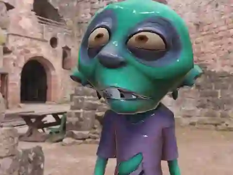 Spel Funny Faces: Zombies på nätet