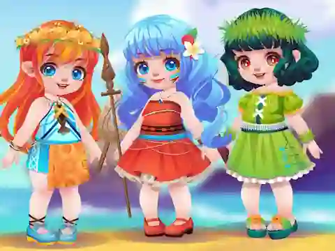 Spel Toddie Cute Polynesian på nätet