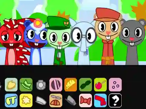 Spel Happy Sprunk Friends på nätet