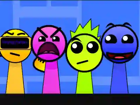 Spel Sprunki Dash på nätet