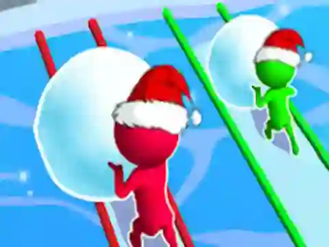 Spel Snow Race: Christmas Runner på nätet