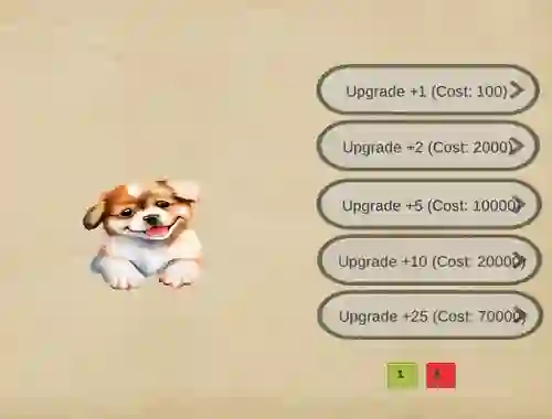 Spel Dog Clicker på nätet