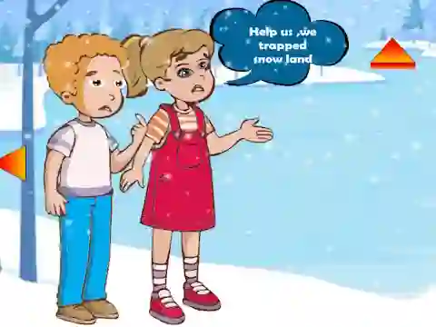 Spel Siblings Escaped Snow Land på nätet