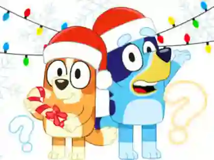 Spel Kids Quiz: Bluey Christmas Quiz på nätet
