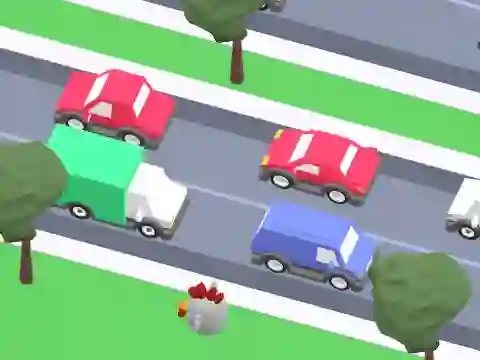 Spel Chicken Crosser på nätet