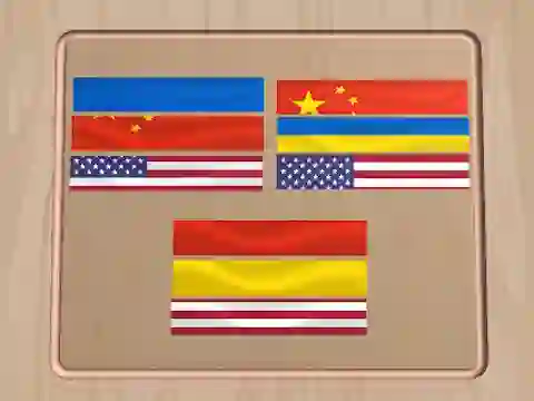 Spel Flag Puzzle Jam: Collect Flags på nätet