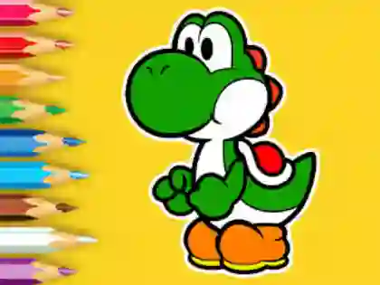 Spel Coloring Book: Yoshi Fishing Day på nätet