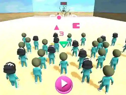 Spel Squid Game Race 3d på nätet