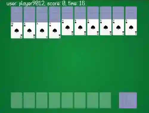 Spel Spider Solitaire Classic Ver på nätet