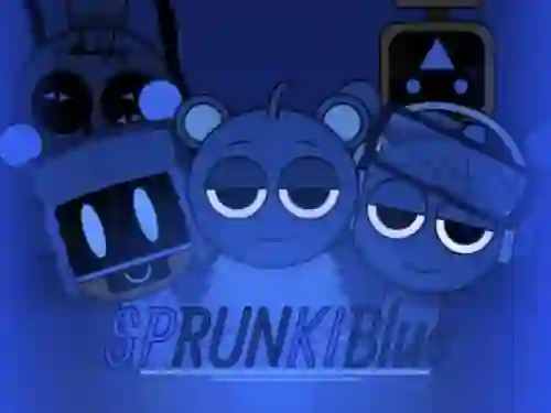 Spel Sprunki Blue Mod på nätet