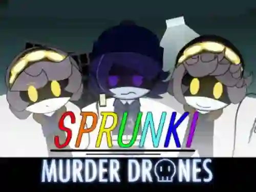 Spel Sprunki: Murder Drones på nätet