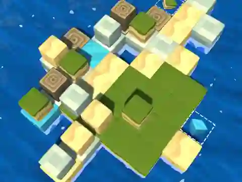 Spel Cube Island: ASMR Relax Puzzle på nätet