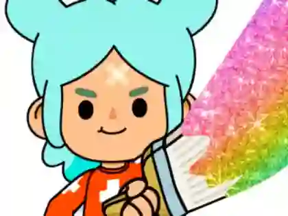 Spel Coloring Book: Toca Boca Rita på nätet