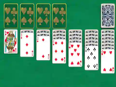 Spel Klondike Classic Solitaire på nätet