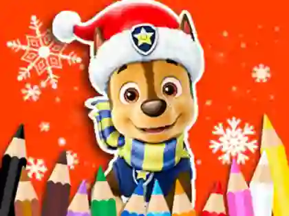 Spel Coloring Book: PAW Patrol Christmas på nätet