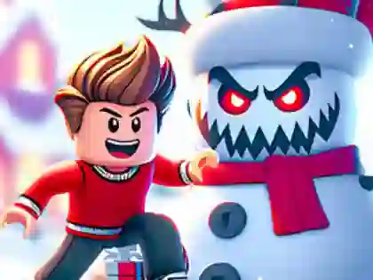 Spel Jigsaw Puzzle: Roblox Snowball Battle på nätet