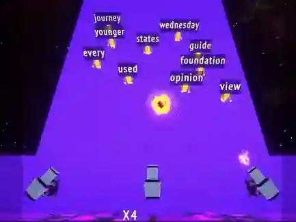 Spel Neon Defense: Type! på nätet